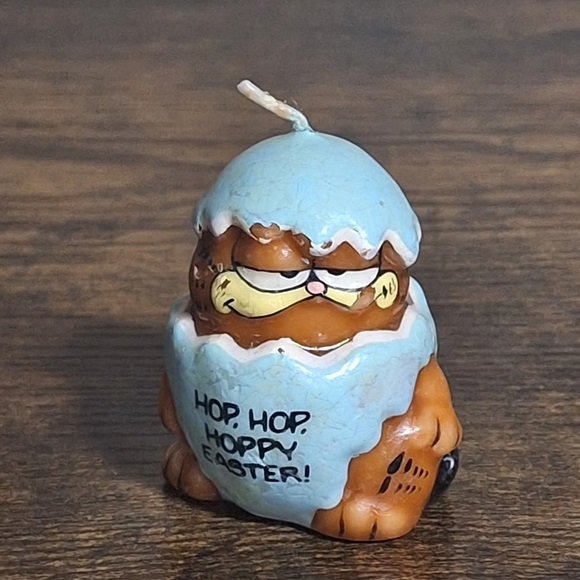 1981 Garfield Hop, Hop, Hoppy Easter Candle - Picture 6 of 12
